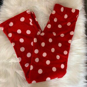Secret Treasures Red Fleece PJ Bottoms Size S